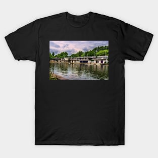 Oxford University Boathouses On The Thames T-Shirt